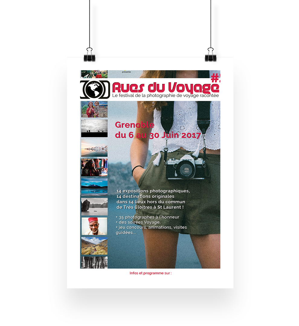 Affiche Rues du Voyage 2017