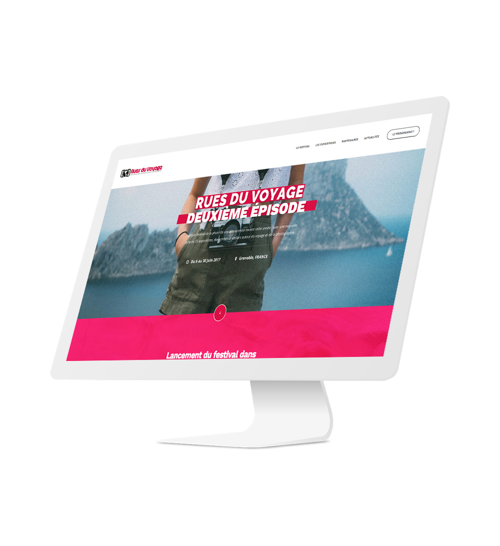 Site web Rues du Voyage